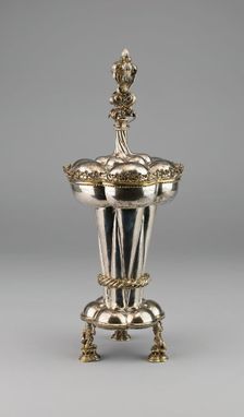 Beaker with Cover, Germany, c. 1500. Creator: Unknown