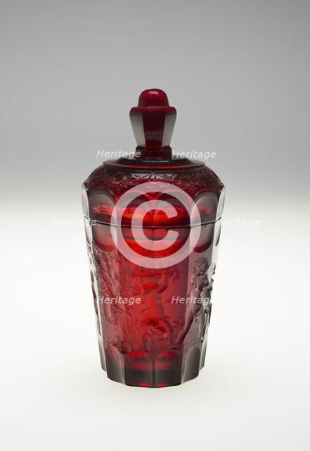 Beaker with Cover, Potsdam, 1685/1700. Creator: Gottfried von Spiller.