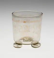 Beaker with Feet, Germany, Late 17th century. Creator: Unknown