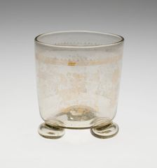 Beaker with Feet, Germany, Late 17th century. Creator: Unknown