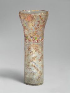 Beaker with Fish Motifs, Syria, 13th-14th century. Creator: Unknown
