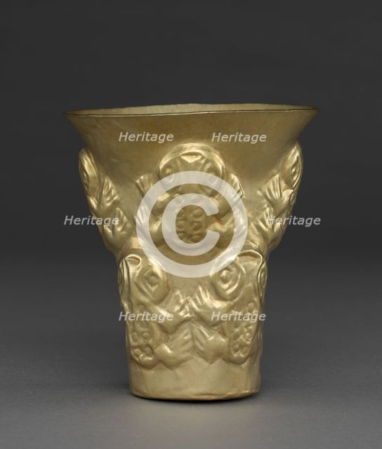Beaker with Frogs, 900-1100. Creator: Unknown.