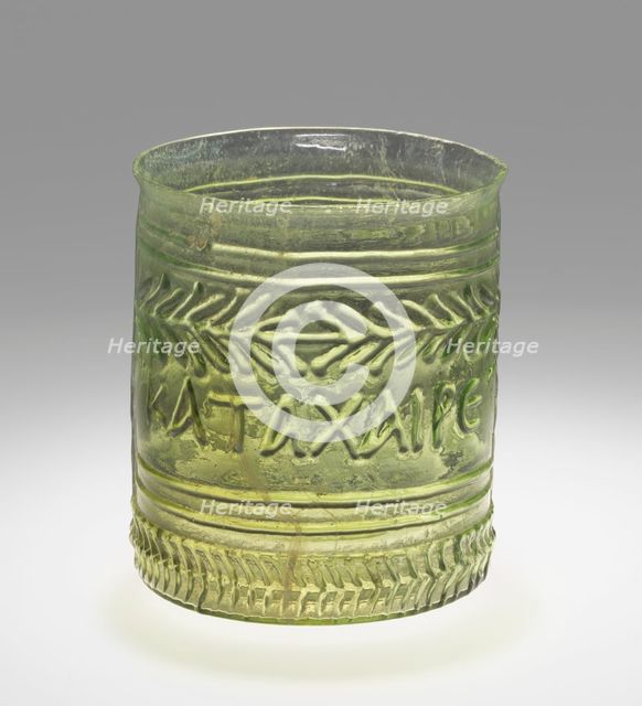 Beaker with Inscription, 1st century A.D. Creator: Unknown.
