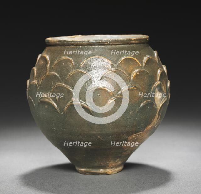 Beaker with Scale Pattern, 1-100. Creator: Unknown.