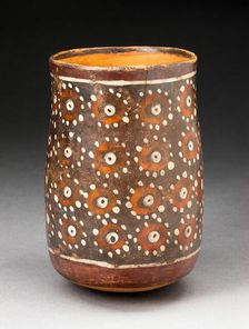Beaker with Repeated Circular Motif, 180 B.C./A.D. 500. Creator: Unknown