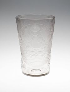 Beaker with the House of Hanover Arms (probably), Germany, c. 1700. Creator: Unknown