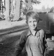Bean picker's child, near West Stayton, Marion County, Oregon, 1939. Creator: Dorothea Lange