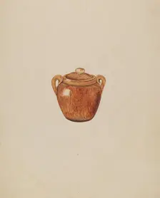 Bean Pot, c. 1936. Creator: Vincent Murphy