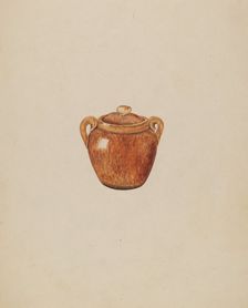 Bean Pot, c. 1936. Creator: Vincent Murphy