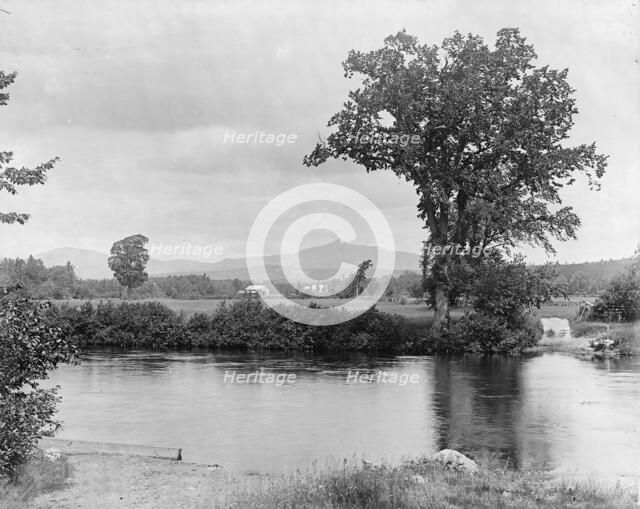 Bear Camp River and Chocorua Mountain, White Mountains, between 1900 and 1906. Creator: Unknown.