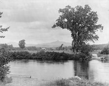 Bear Camp River and Chocorua Mountain, White Mountains, between 1900 and 1906. Creator: Unknown