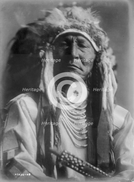 Bear Cut Ear, c1908. Creator: Edward Sheriff Curtis.
