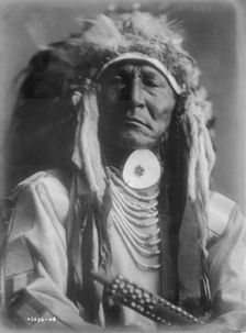 Bear Cut Ear, c1908. Creator: Edward Sheriff Curtis