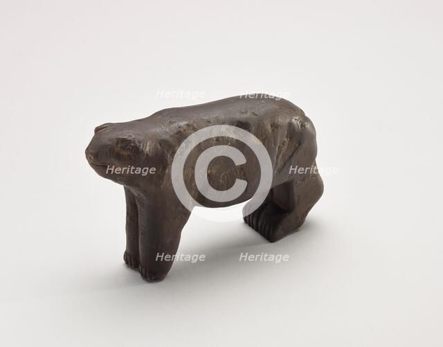 Bear effigy, 1000 BC - 1500 C.E. Creator: Unknown.