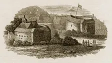 Bear Garden and Globe Theatre, Southwark, London, c1600 (c1815). Artist: Austin