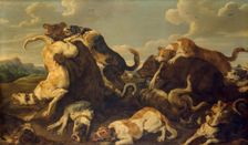 Bear Hunt, 1630. Creators: Jan Wildens, Paul de Vos