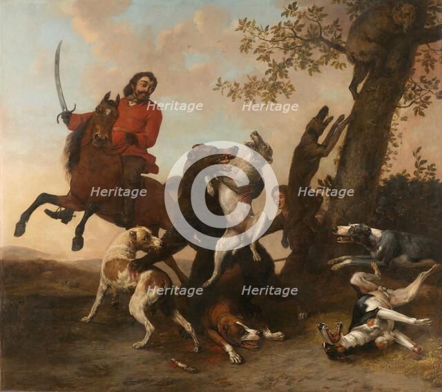 Bear Hunt, 1649. Creator: Paulus Potter.