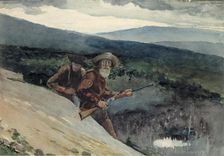 Bear Hunting, Prospect Rock, 1892. Creator: Winslow Homer