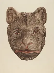 Bear's Head, c. 1939. Creator: Laura Bilodeau