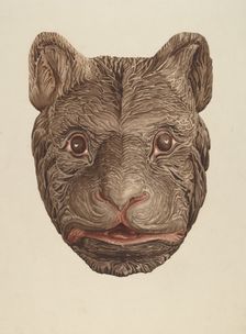 Bear's Head, c. 1939. Creator: Laura Bilodeau