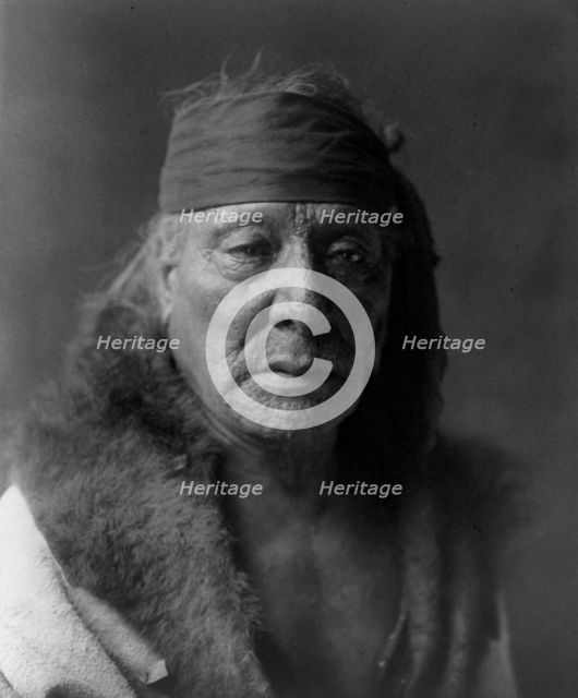 Bear's Teeth-Arikara, c1908. Creator: Edward Sheriff Curtis.