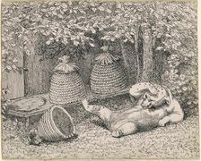 Bear Stung by Bees, 1865-1895. Creator: William Holbrook Beard