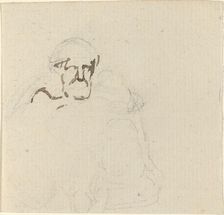Bearded Figure. Creator: John Flaxman