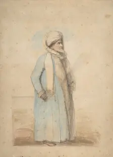 Bearded Man in Oriental Costume, ca. 1780. Creator: Ozias Humphry
