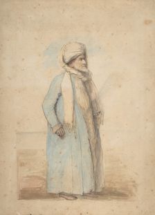 Bearded Man in Oriental Costume, ca. 1780. Creator: Ozias Humphry