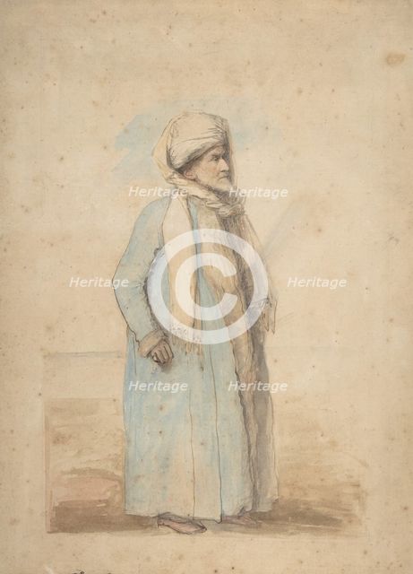 Bearded Man in Oriental Costume, ca. 1780. Creator: Ozias Humphry.