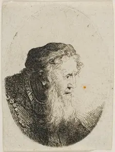 Bearded Old Man in a Skull Cap, n.d. Creator: Ferdinand Bol