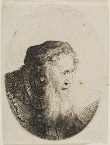 Bearded Old Man in a Skull Cap, n.d. Creator: Ferdinand Bol