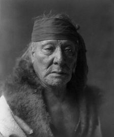 Bear's Teeth-Arikara, c1908. Creator: Edward Sheriff Curtis