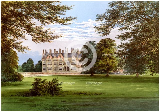 Bearwood, near Wokingham, Berkshire, home of the Walter family, c1880. Artist: Unknown