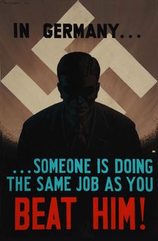 Beat Him! World War II poster, 1942. Creator: Unknown
