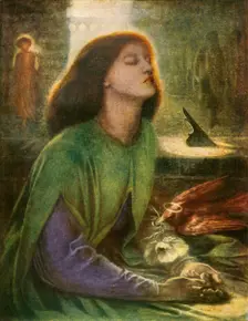 Beata Beatrix c1864-1870, (c1912). Artist: Dante Gabriel Rossetti