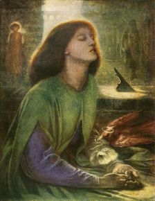 Beata Beatrix c1864-1870, (c1912). Artist: Dante Gabriel Rossetti