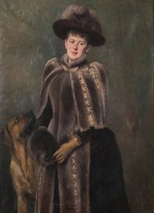 Beate Rosencrantz (1855-1925), married to Patrick Baron Seton, 1889. Creator: Hildegard Katerina Thorell