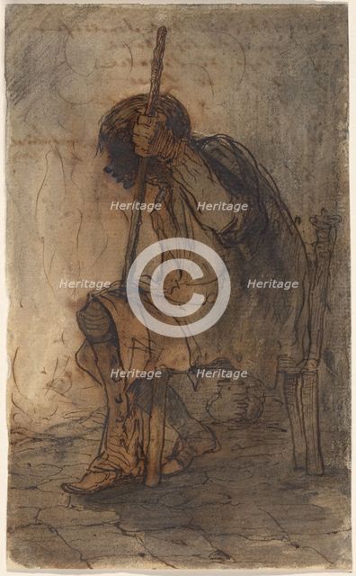 Beater in Best, 1868. Creator: Johannes Tavenraat.