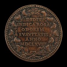 Beatification of Saint Rosa of Lima, 1586-1617, Beatified 1668, Canonized 1671 [reverse], 1668. Creator: Gaspare Morone Mola