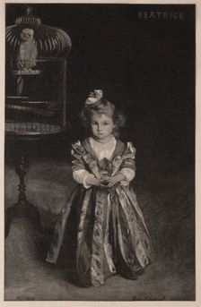 Beatrice Goelet, 1891. Creator: Henry Wolf (American, 1852-1916)