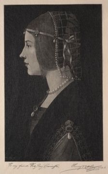 Beatrice dEste, 1907. Creator: Henry Wolf (American, 1852-1916)