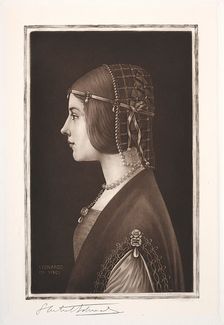 Beatrice DEste, 19th-20th century. Creator: Samuel Arlent-Edwards (American, 1862-1938)