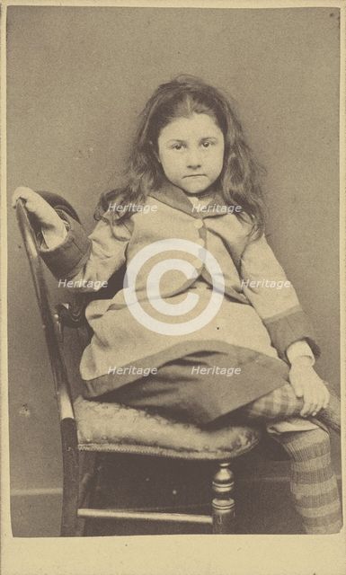Beatrice Hatch, c1874. Creator: Carroll, Lewis, (Charles Lutwidge Dodgson) (1832-1898).