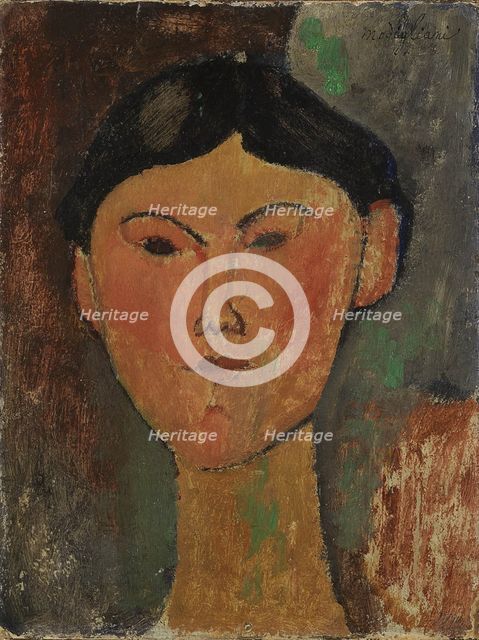 Beatrice Hastings, 1915. Creator: Modigliani, Amedeo (1884-1920).