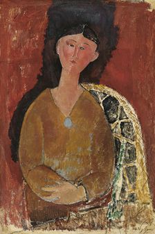Beatrice Hastings assise, 1915. Creator: Modigliani, Amedeo (1884-1920)