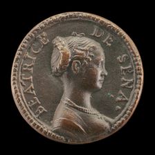 Beatrice of Siena [obverse], probably 1540/1586. Creator: Pastorino Pastorini
