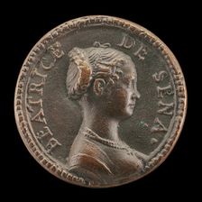 Beatrice of Siena [obverse], probably 1540/1586. Creator: Pastorino Pastorini