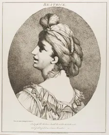 Beatrice, March 15, 1776 (originally published); published 1809. Creator: John Hamilton Mortimer