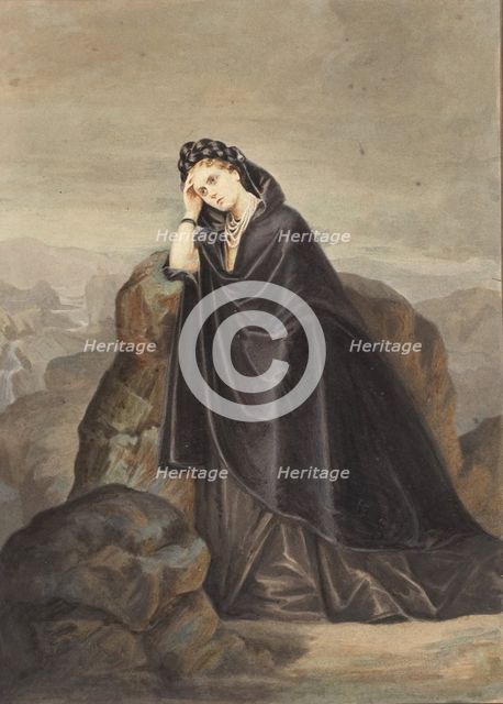 Béatrix, 1856-57, printed 1861-67. Creators: Pierre-Louis Pierson, Unknown.